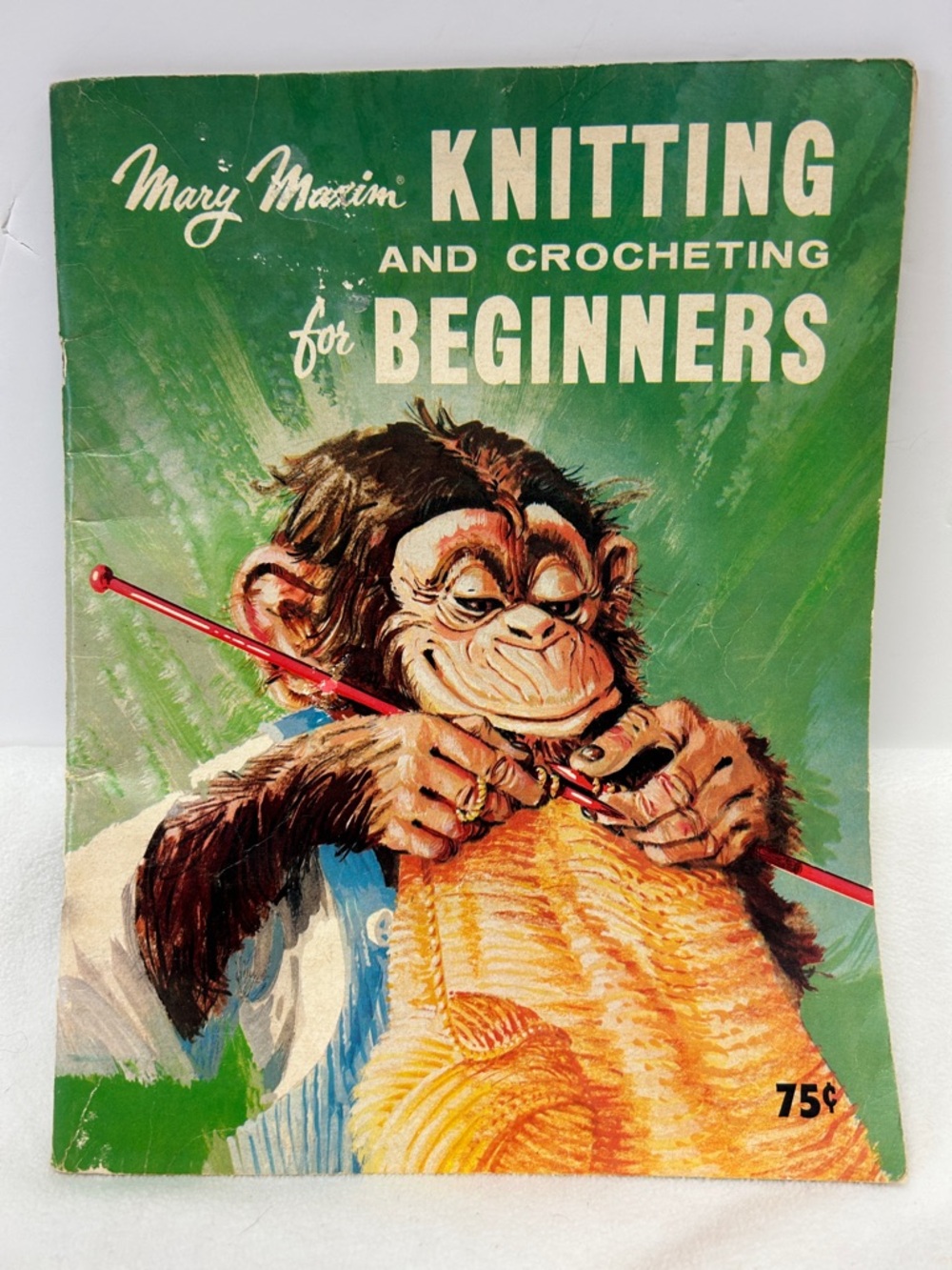 Vintage 1950’s 46 pg booklet “Knitting and Crocheting for Beginners “